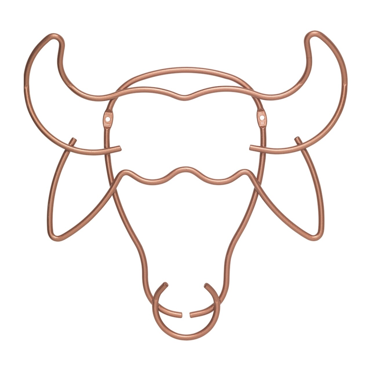 Suport decorativ perete Buffalo, Metaltex, 32 x 34 cm,  inox, aramiu - imagine 4